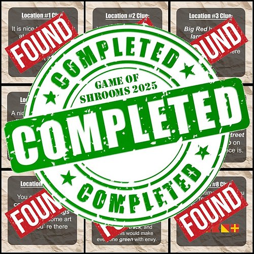 I went over to check on the one remaining, and it's gone, so...

Completed - they've all been found! Thanks for playing and I...