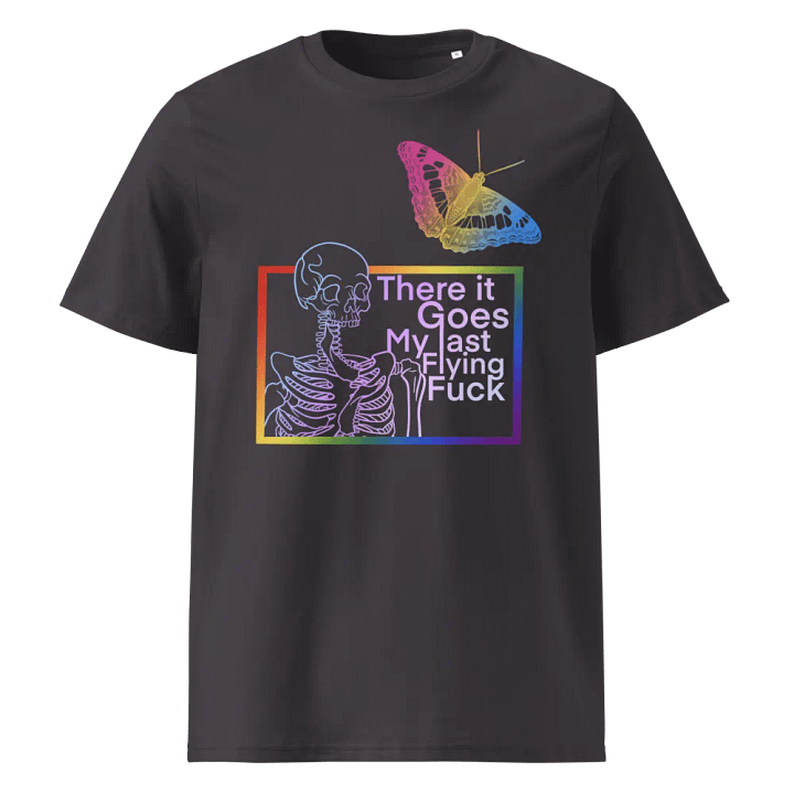 Rainbow Skeleton; Last Flying F***; T-Shirt product image (4)