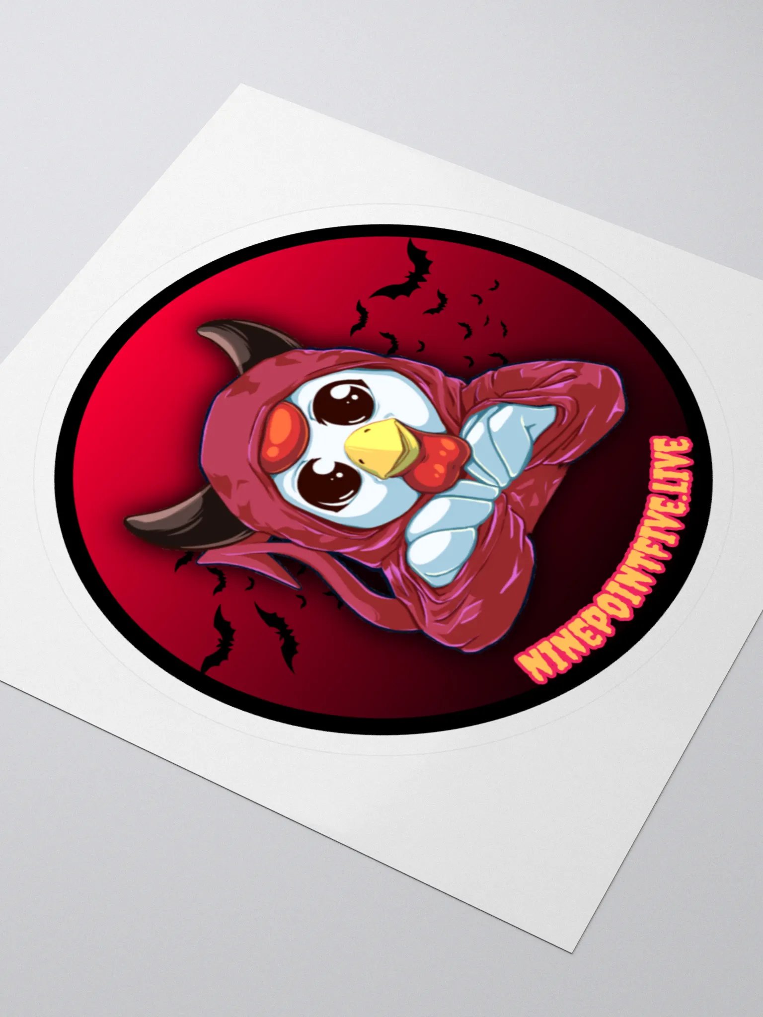 Devil Chicken Onesie Sticker product image (3)