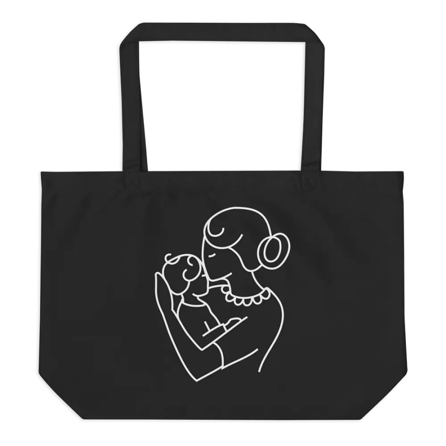 Pixelated Persona Organic Tote product image (2)