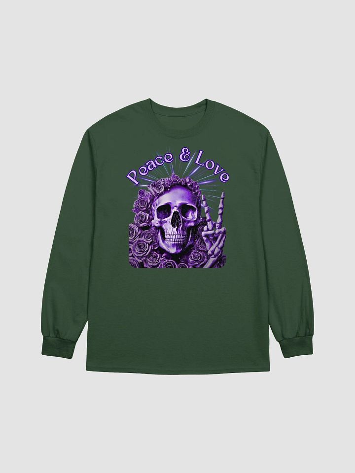 Peace Skull long sleeve tee product image (1)