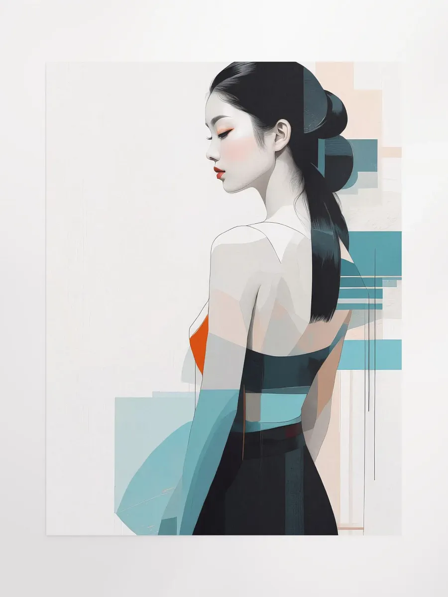 Touch of Blue Poster - Medium Size 18x24 Inches product image (1)