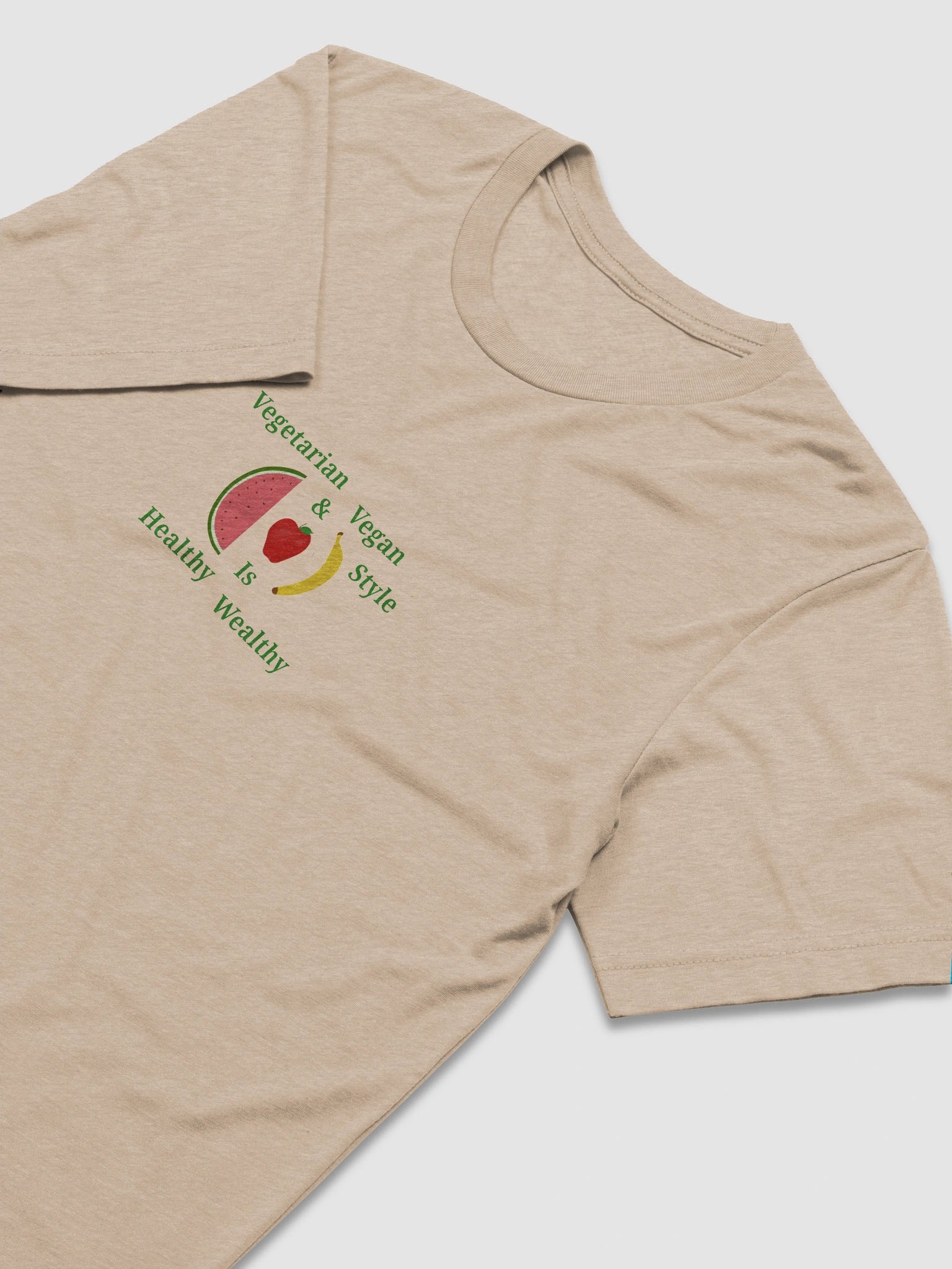 Healthy & Wealthy Vegetarian T-Shirt product image (6)