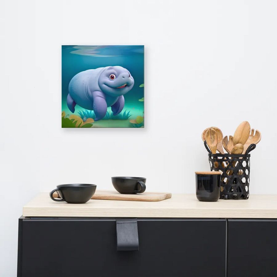 Endangered Species - Mexico - Manatee Canvas Art product image (8)