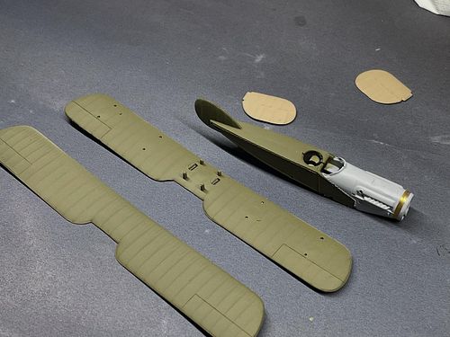 Some more progress on the vintage classics Airfix Bristol F.2B. Not an overly complicated kit, just fiddly with work required...
