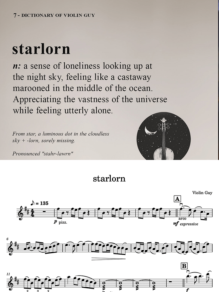 starlorn - Sheet Music product image (1)