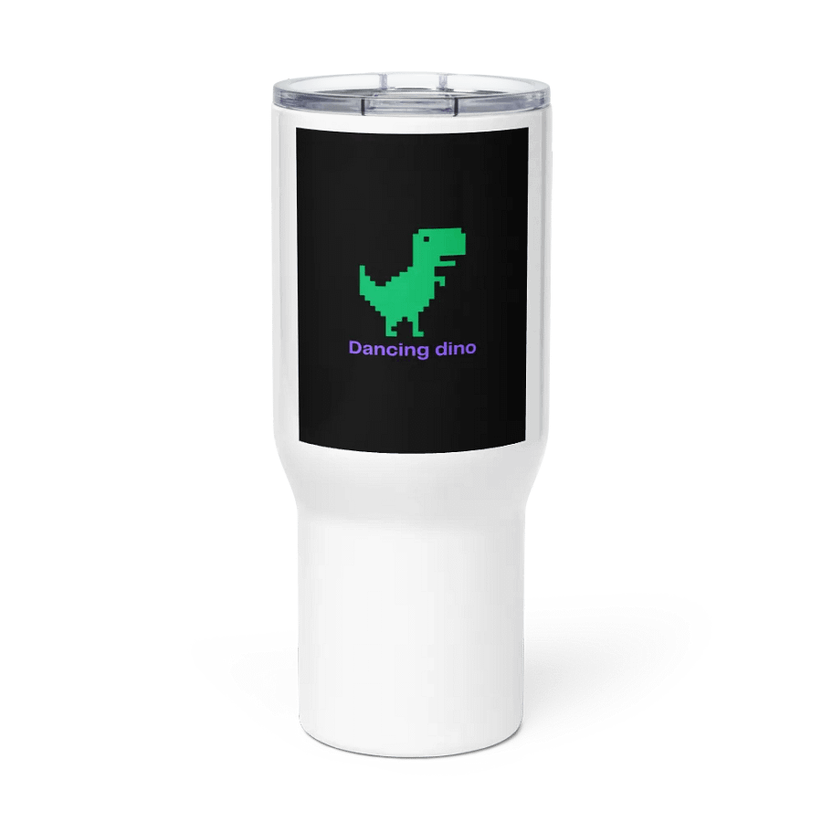 dancing dino travel mug product image (3)