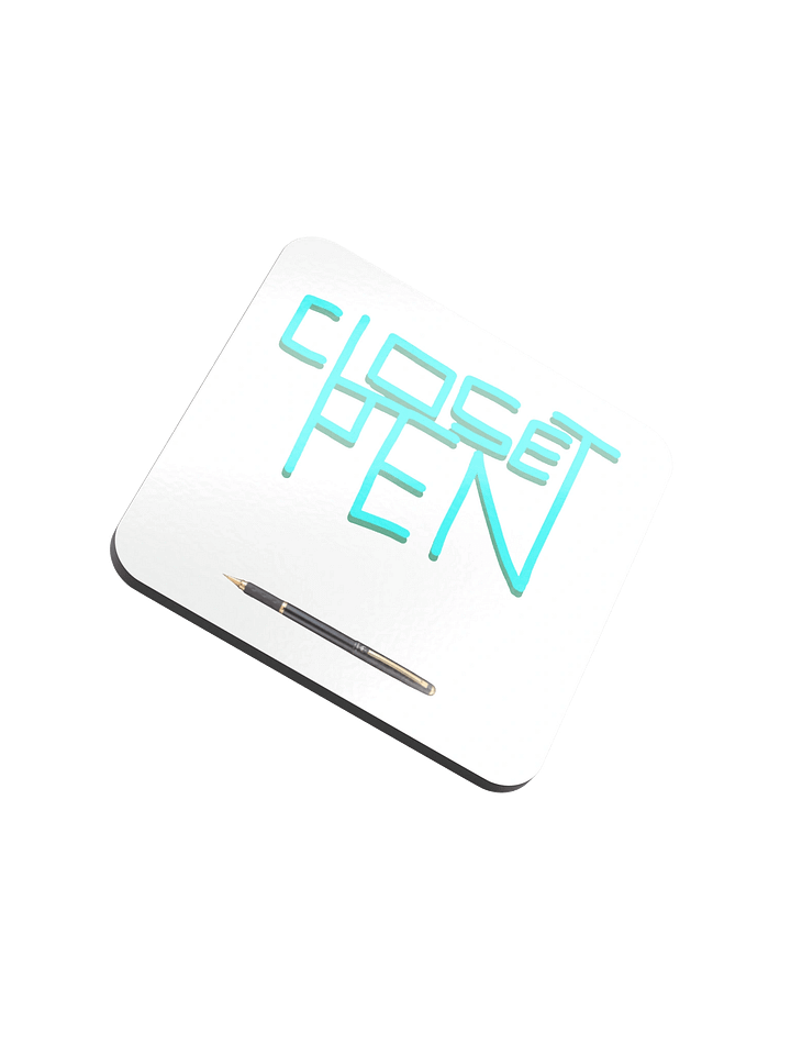Closet Pen Logo Coaster product image (2)