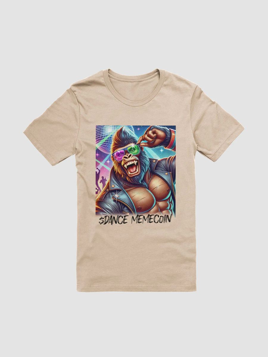 GIGA GORILLA - DANCE MEMECOIN - PREMIUM TEE - TAN product image (3)