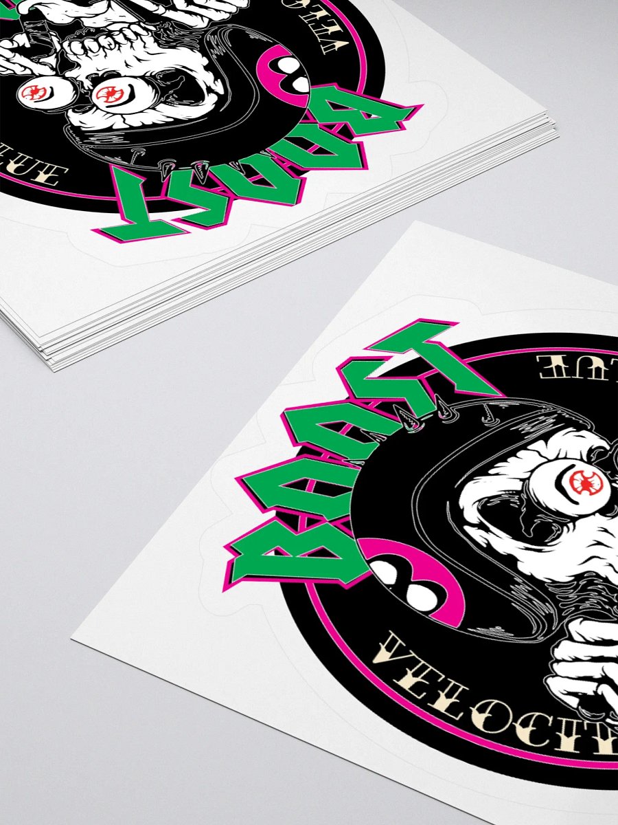 BOOST GOD kiss cut sticker product image (4)