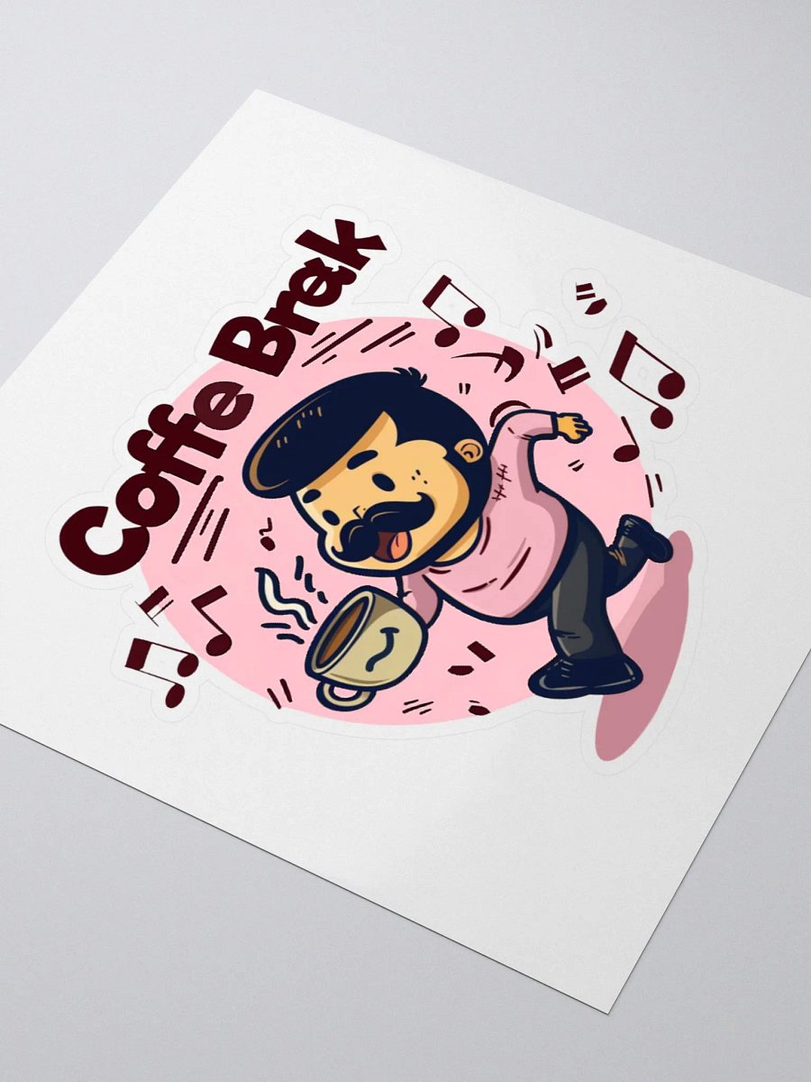 Coffee Break Pink Sticker product image (9)