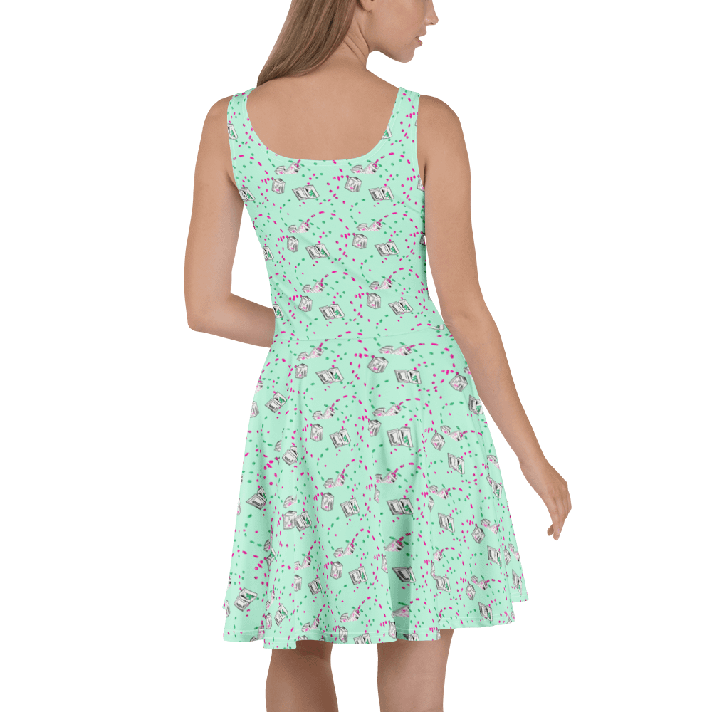 Chic I'm Medicated Pattern Skater Dress product image (4)