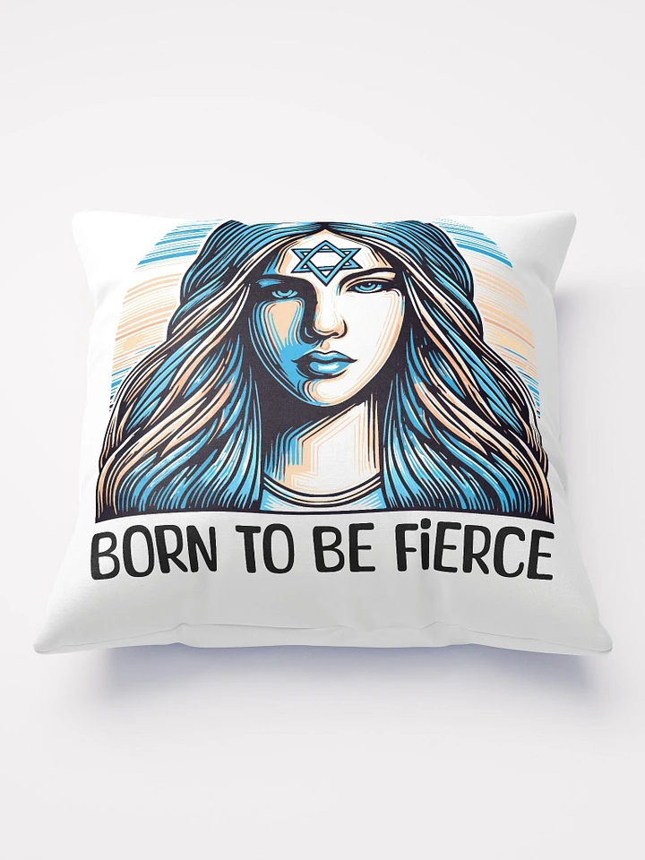 Born to Be Fierce Jewish Woman Pillow product image (2)