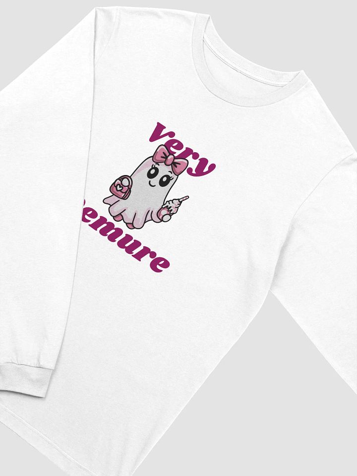 Very Demure Cute Ghost Supersoft Long Sleeve Slimmer Fit Shirt product image (2)