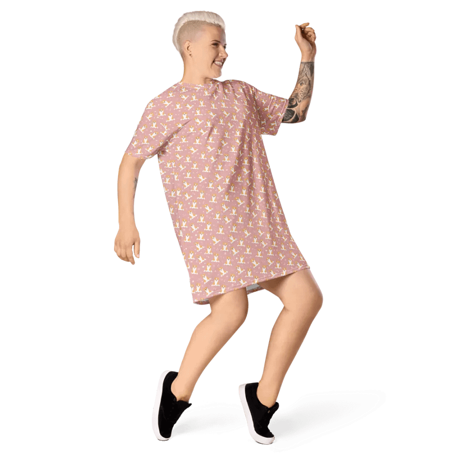 Pink Corgi Dress product image (3)