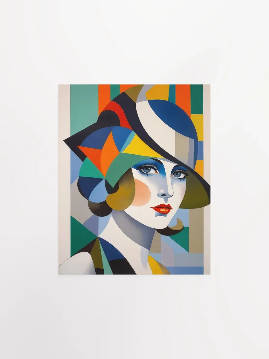 Vibrant Betty - Flapper Girl - Poster - Small and Standard Sizes - 8x10-11x14-12x16-16x20 Inches product image (1)