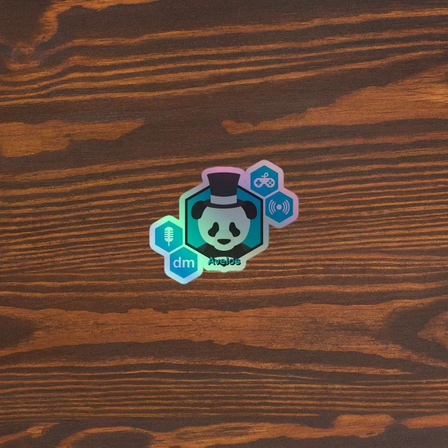 Avelos logo Holo sticker product image (3)