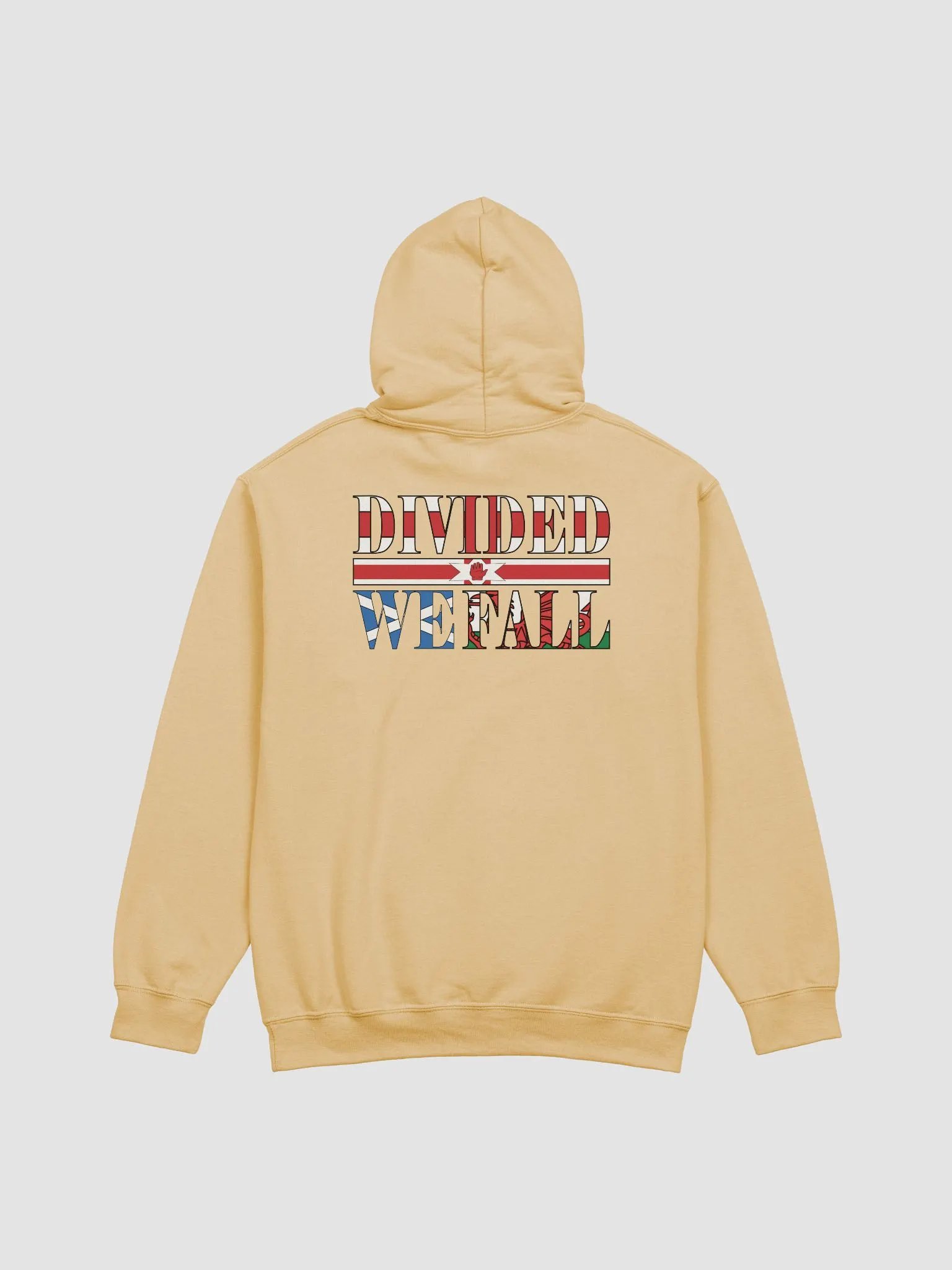 Divided We Fall - UK - Gildan Classic Hoodie (BACK) product image (1)