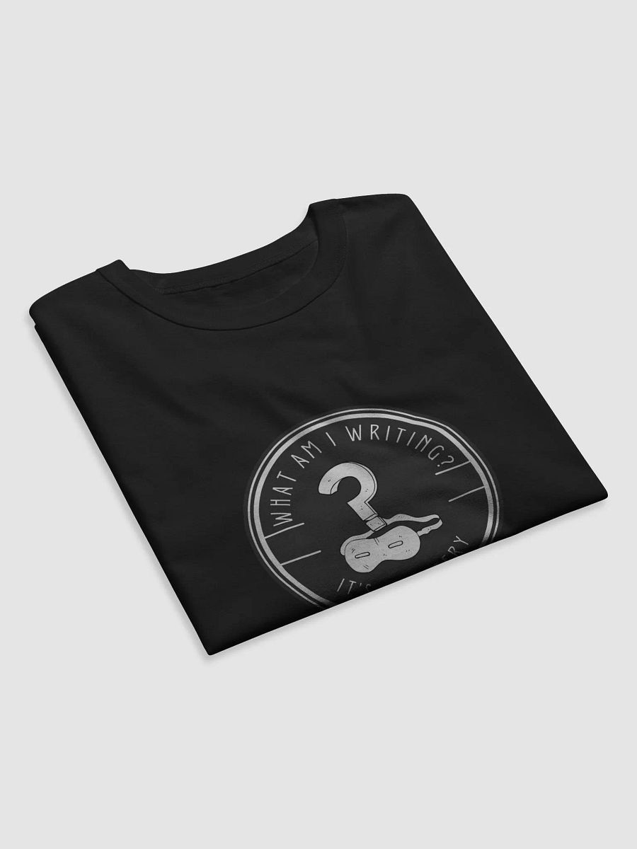 What am I Writing? It's a Mystery - relaxed black t-shirt product image (5)
