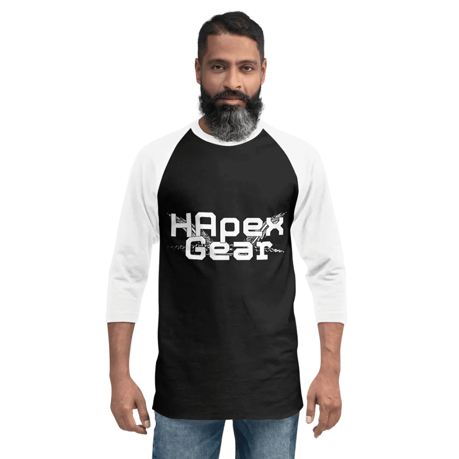Fine Jersey Raglan Tee - White HApex Gear White Logo product image (6)