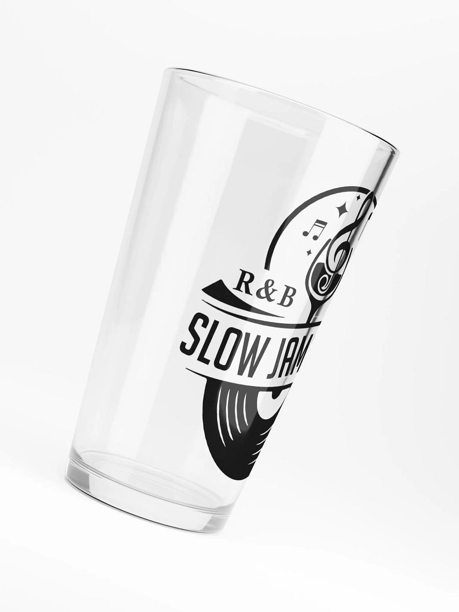 Clear Shaker Pint Glass R&B Slow Jams LIVE Black product image (6)