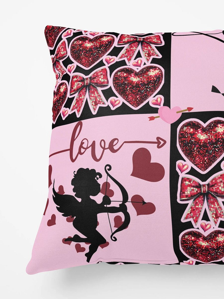 Lovebirds Pink & Black Pillow product image (6)