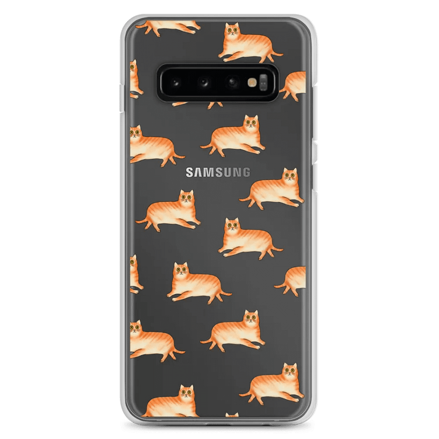 Fat Cat - Clear Case For Samsung product image (2)