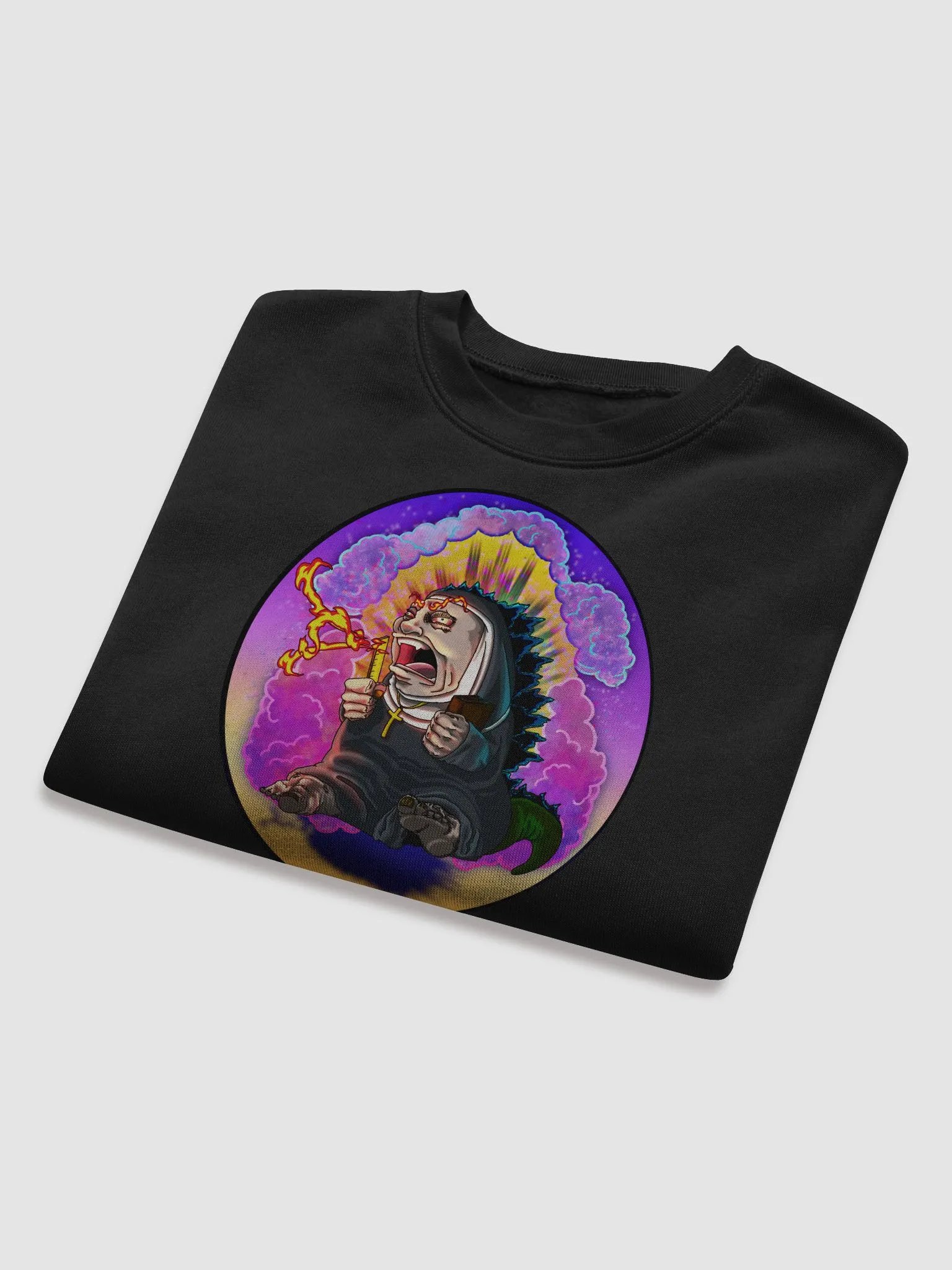 Repent: Bella+Canvas Women's Fleece Crop Sweatshirt product image (5)