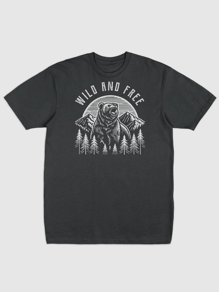 Vintage Grizzly T-Shirt - Wild and Free Design product image (1)