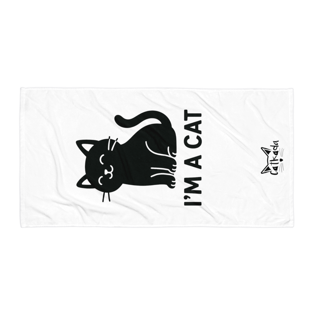 I'M A CAT BEACH TOWEL product image (1)