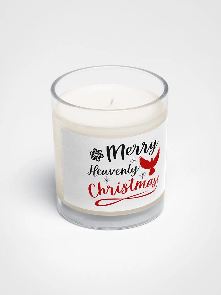 Merry heavenly Christmas Soy Wax Candle product image (2)
