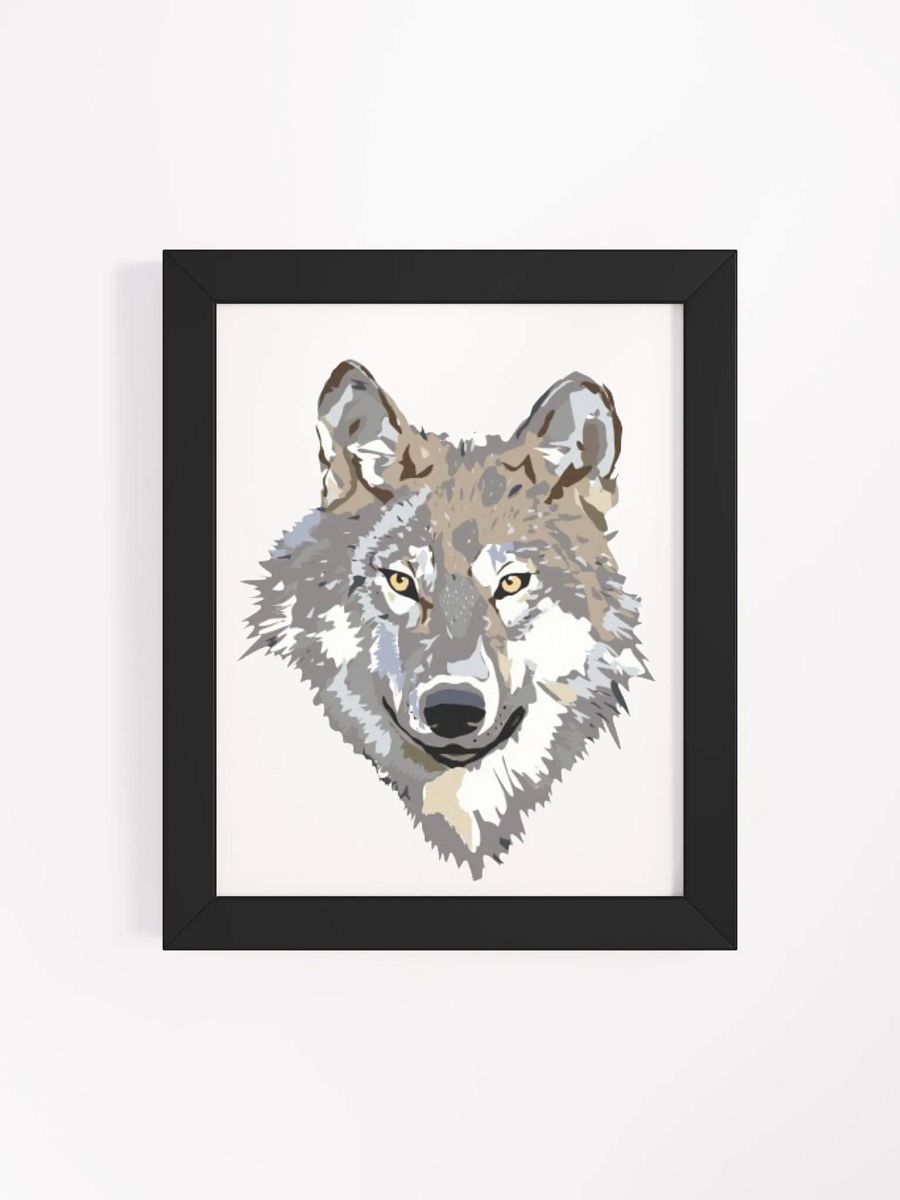 Wolf Framed Matte Wolf Poster product image (58)