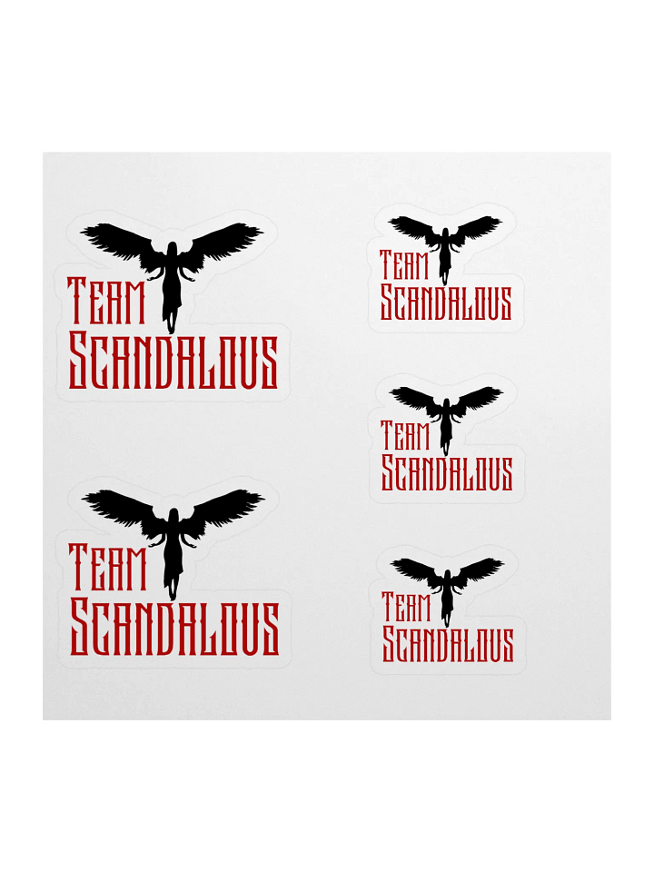 Team Scandalous Kiss Cut Stickers product image (1)