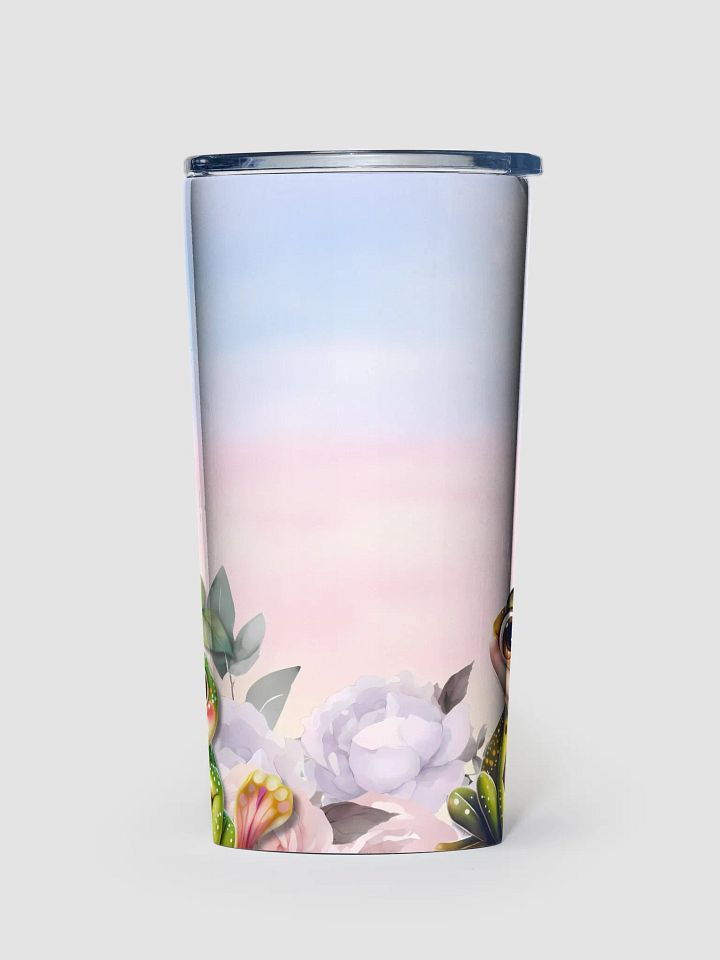 Cute frogs and roses 20 oz Stainless Steel Tumbler product image (1)