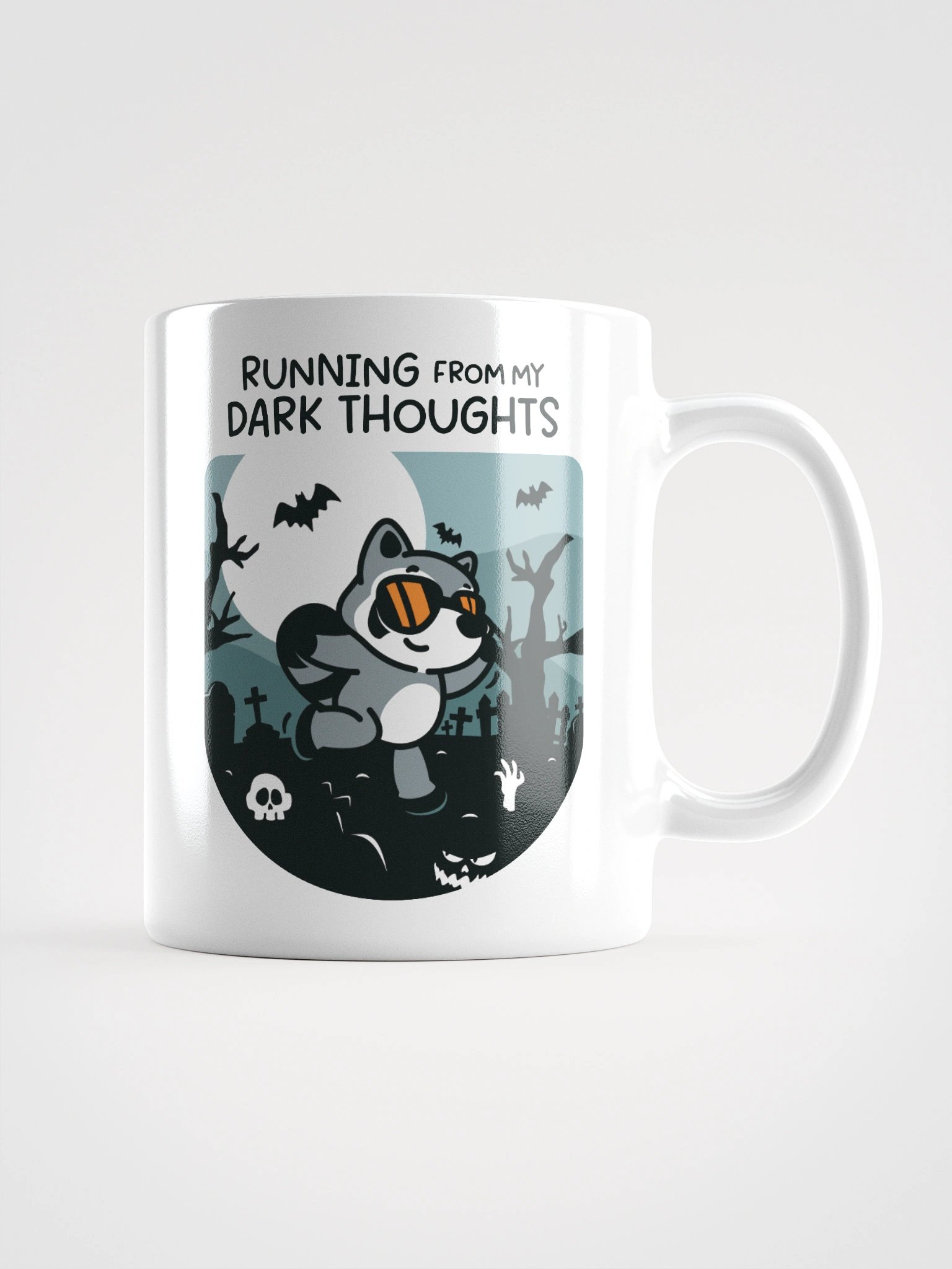 Running From My Dark Thoughts Coffee Mug product image (5)