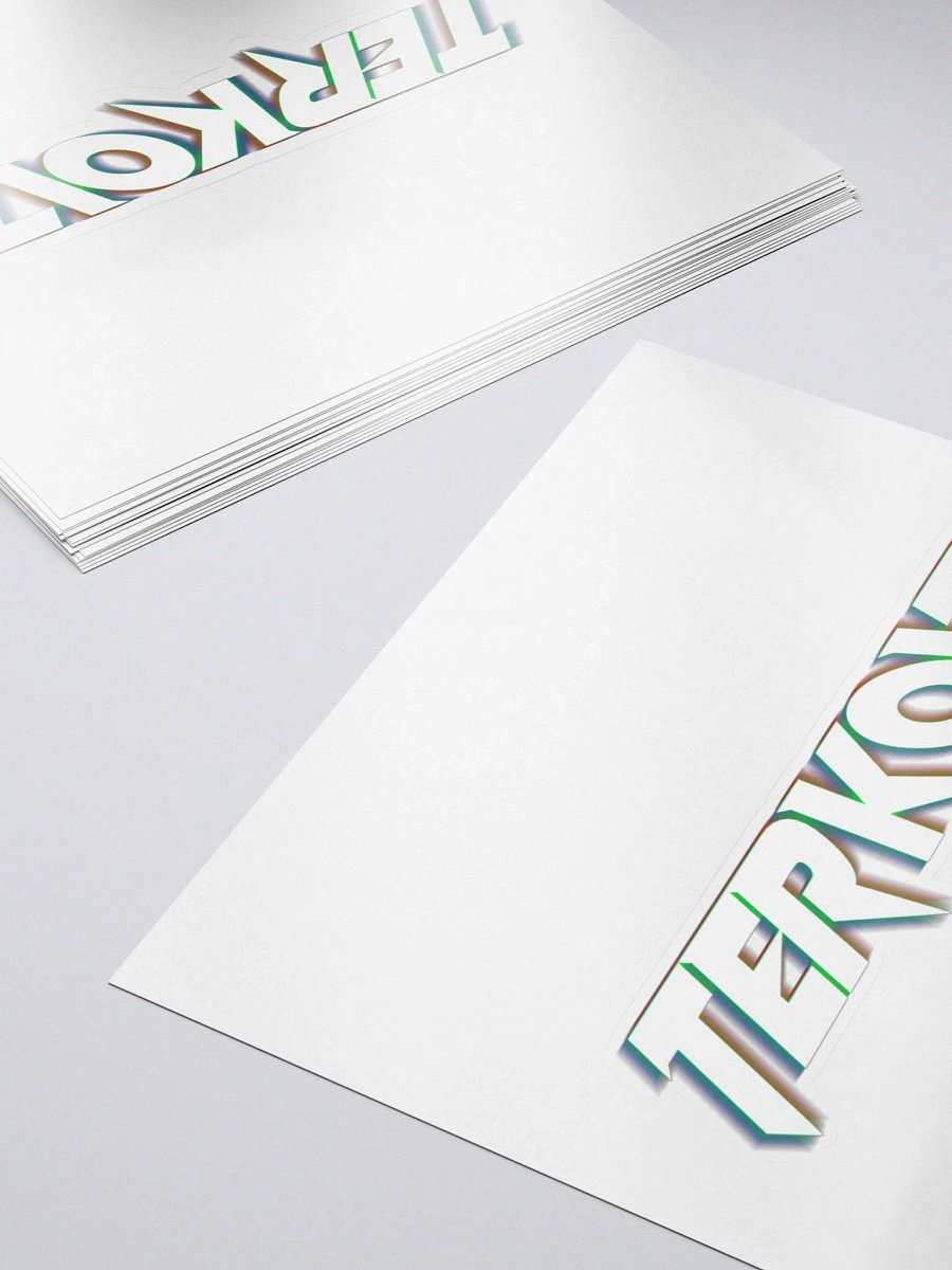 TERKOIZ RGB SHIFTED LOGO STICKER product image (5)