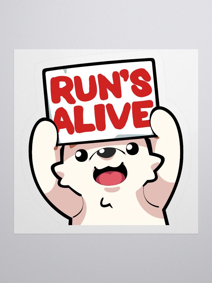 Run's Alive Sticker product image (1)