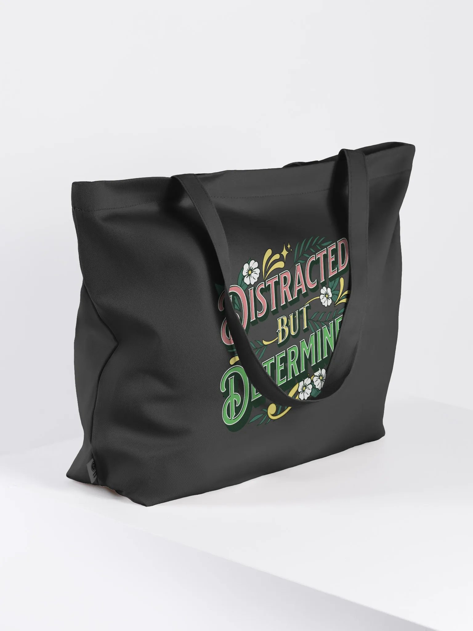 Distracted but Determined Floral Tote Bag product image (1)