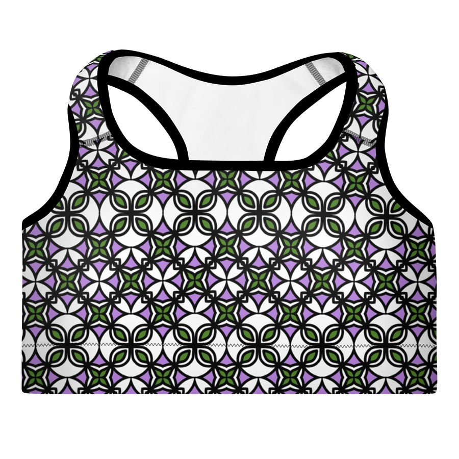 Gender Queer Abstract (3) - Padded Sports Bra product image (3)