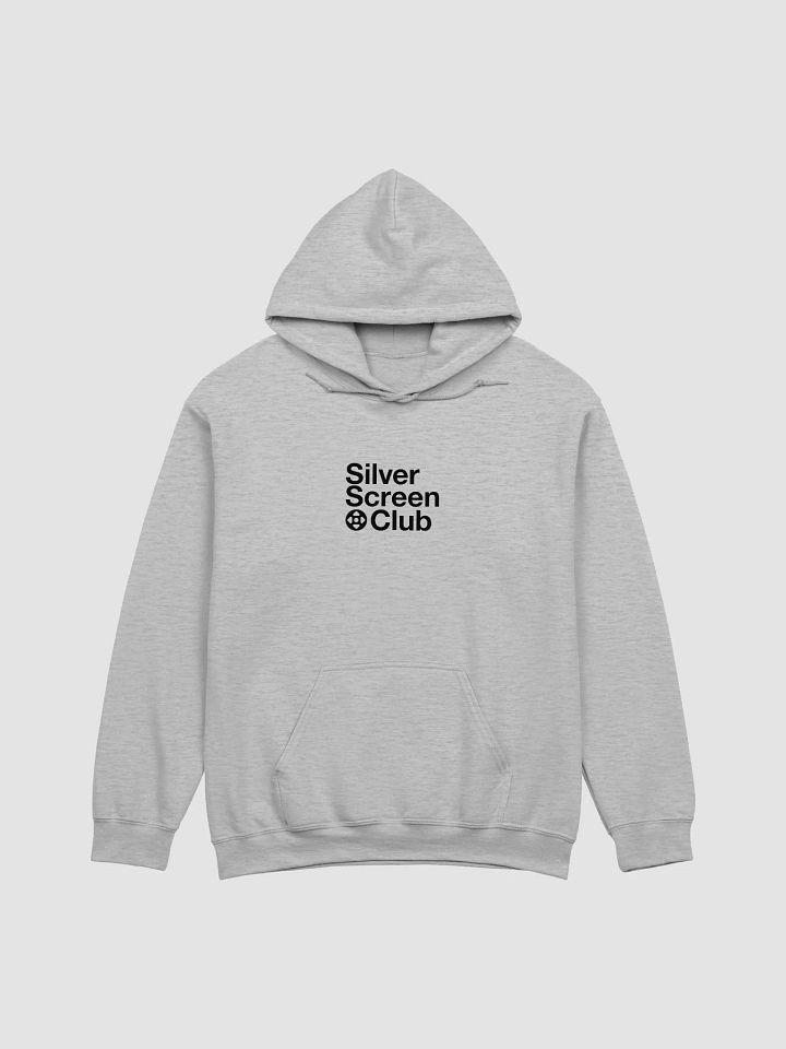 silverscreen.club Stacked Logo CORE Grey Hoodie product image (1)