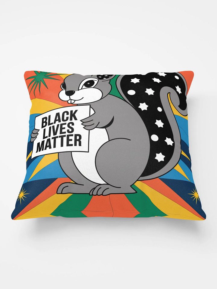 Comfy Pillow: Pooky Supports BLM (ALl funds from BLM Merch go directly to The Black Equity Foundation) product image (2)