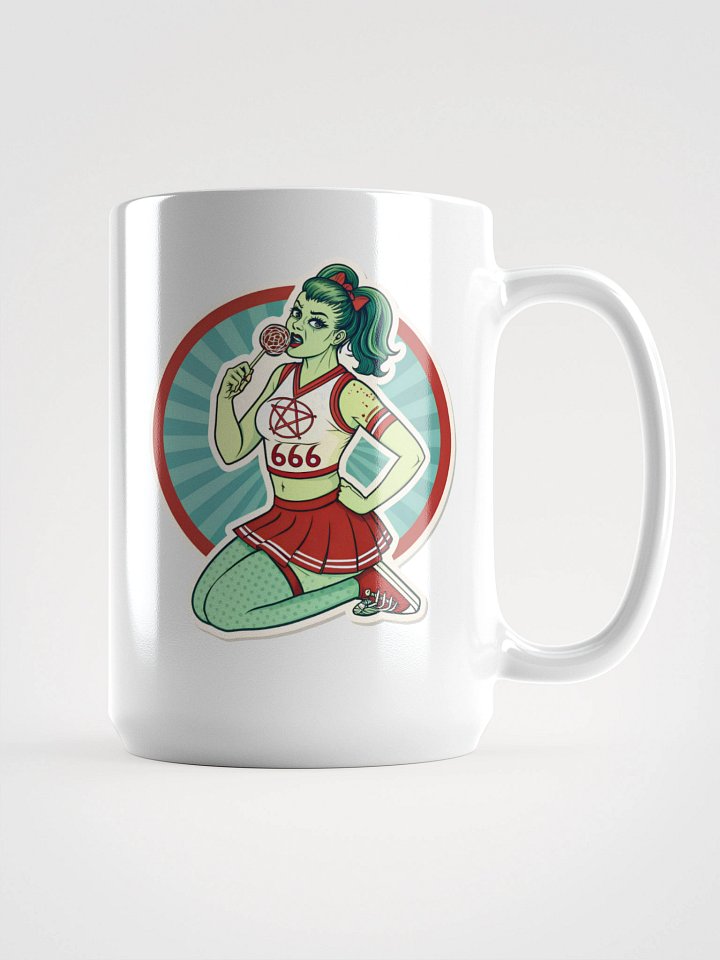 Zombi satanic Cheerleader pinup girl Mug product image (1)