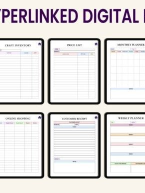 📒 About 2026 Digital Planner for Craft Businesses Graphic product image (8)