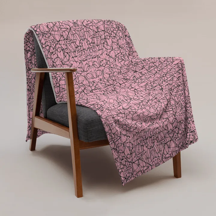 No Rockin' Angel Throw (Pink) product image (1)