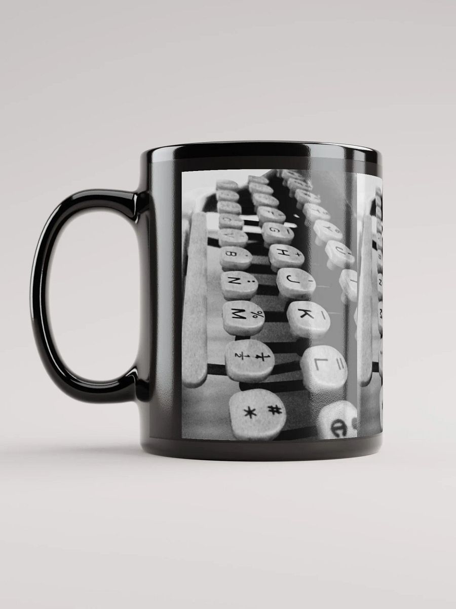 Typewriter Keys - Black & White - Mug product image (6)
