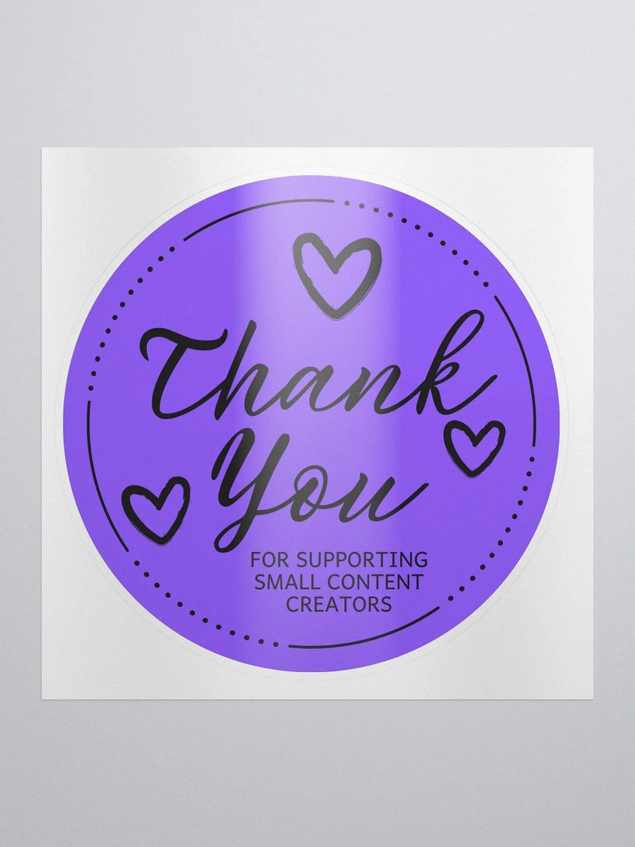 Thank You For Your Support product image (1)