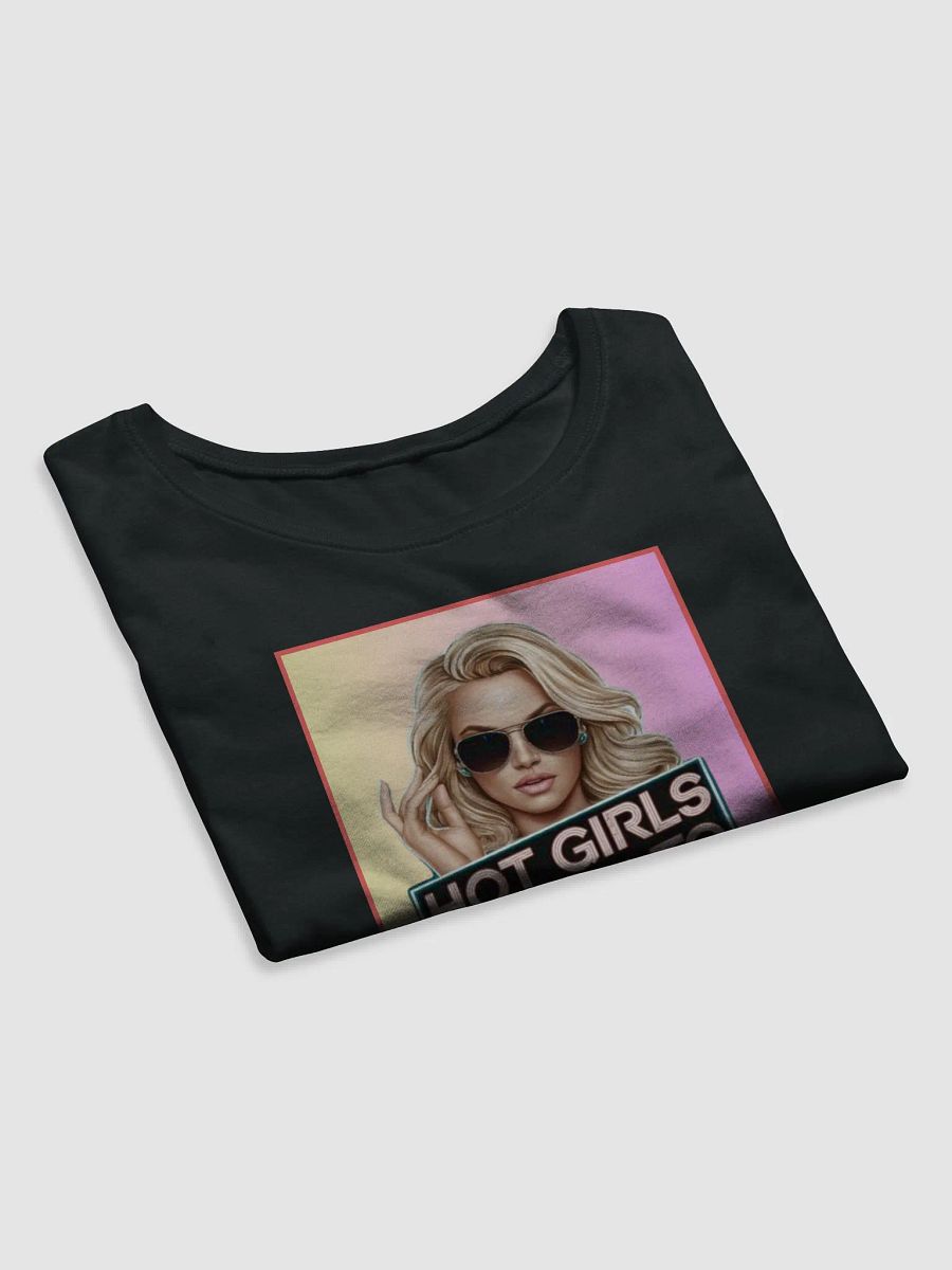 "HOT GIRLS LISTEN TO EDM" crop tee product image (7)