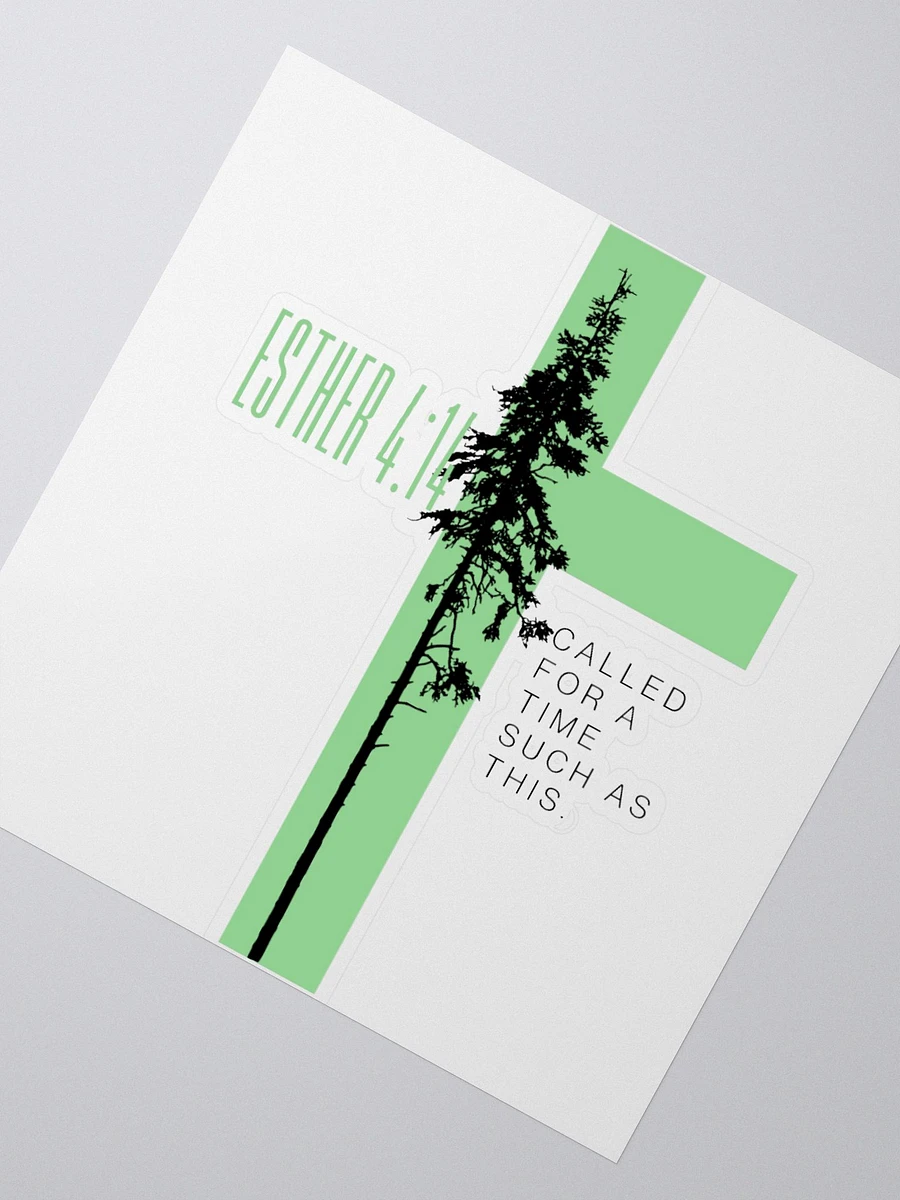 Esther 4:14 Tree Cross Sticker product image (3)