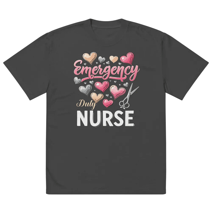 Valentines Emergency Duty Nurse T-Shirt product image (2)