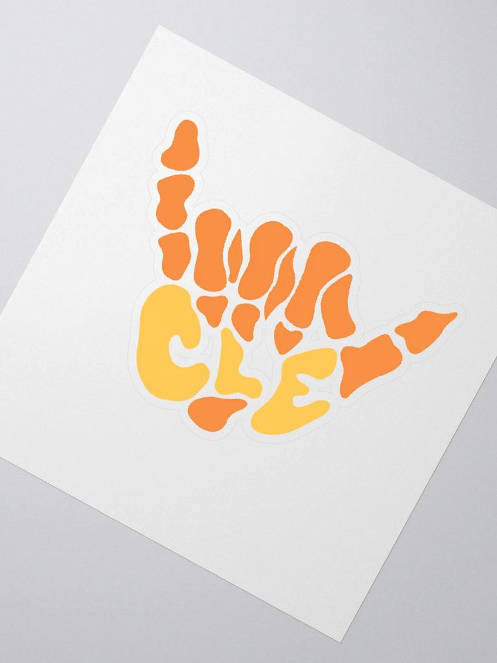 Suns Out, Bones Out Sticker (Orange/Yellow) product image (2)